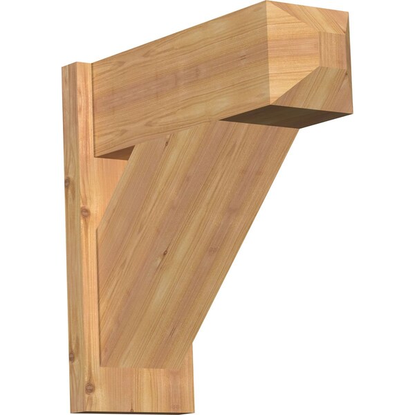 Ekena Millwork Traditional Smooth Craftsman Outlooker, Western Red Cedar, 7 1/2"W x 20"D x 20"H OUT08X20X20TRA04SWR - main